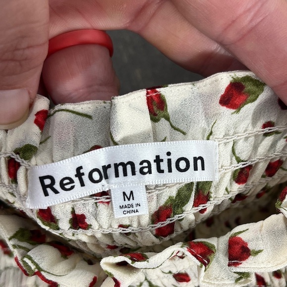 Reformation Seabreeze Mini Dress with Adjustable Tie Straps - Picture 8 of 11